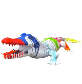 Crocodile en resine